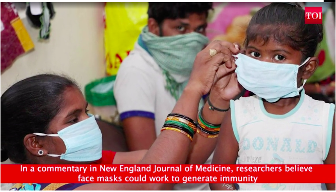 Covid-19: Masks can slow spread and build immunity| Times of India